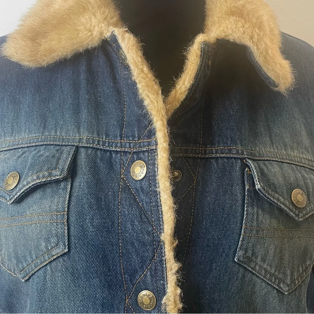 XL Quilted Denim Jacket - Picture 4 of 14